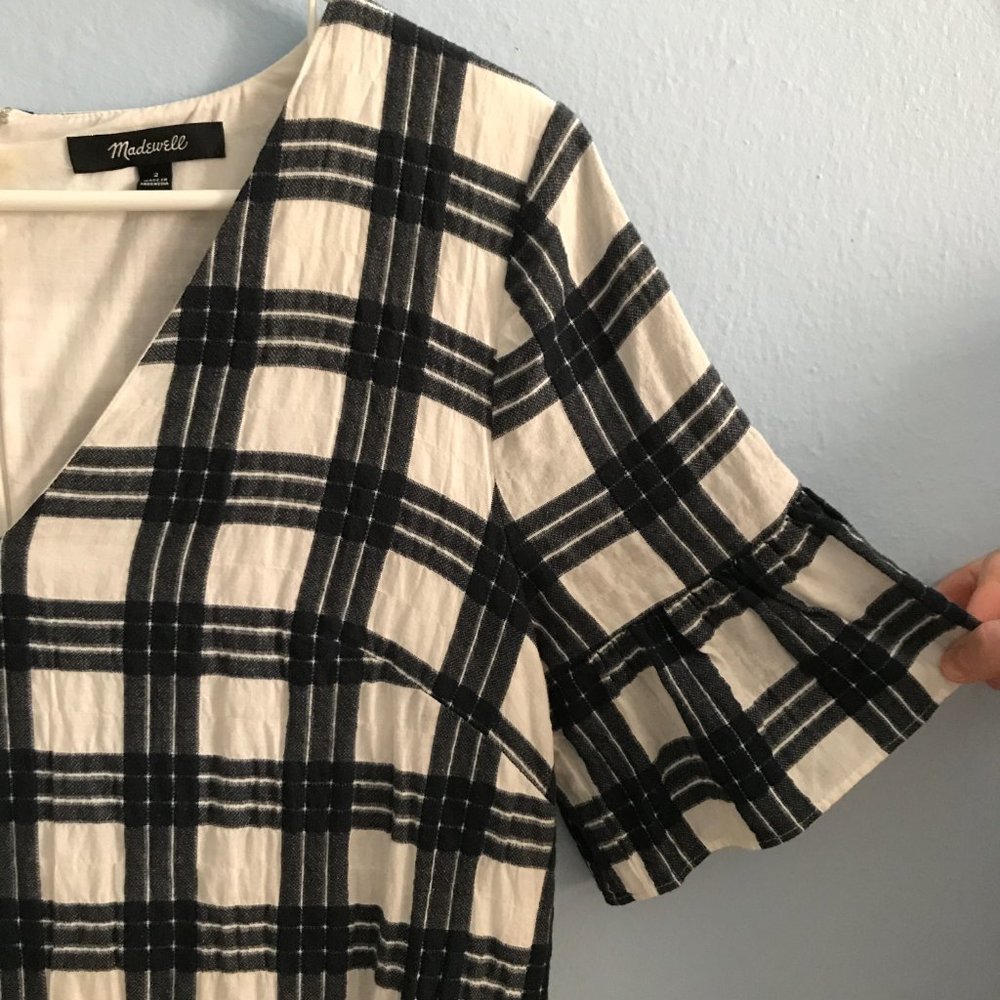 Madewell fluted sleeve dress - Picture 4 of 7